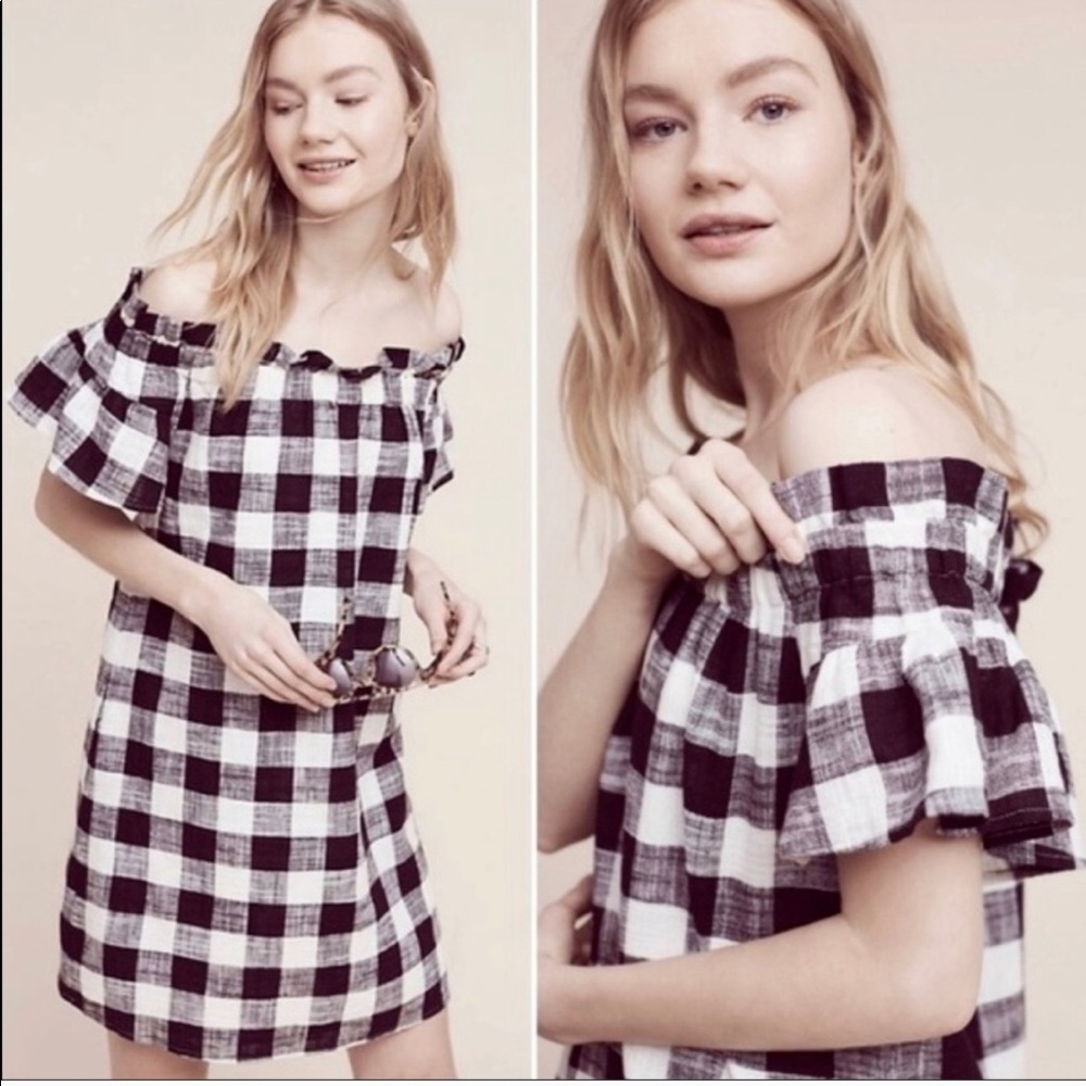 🚨LAST CHANCE🚨 ANTHROPOLOGIE • Corey Lynn Calter Gingham Dress